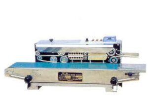Industrial 2100H sealing machine on a white background.